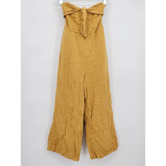 Shaycation x  REVOLVE Jocelyn Jumpsuit Mustard Yellow Size Small - Picture 2 of 8